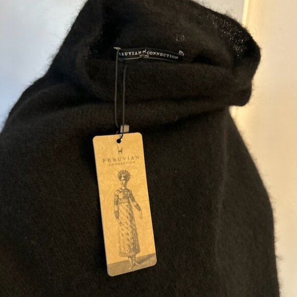 Black Balie Tunic Sweater Peruvian Connection - Picture 7 of 11